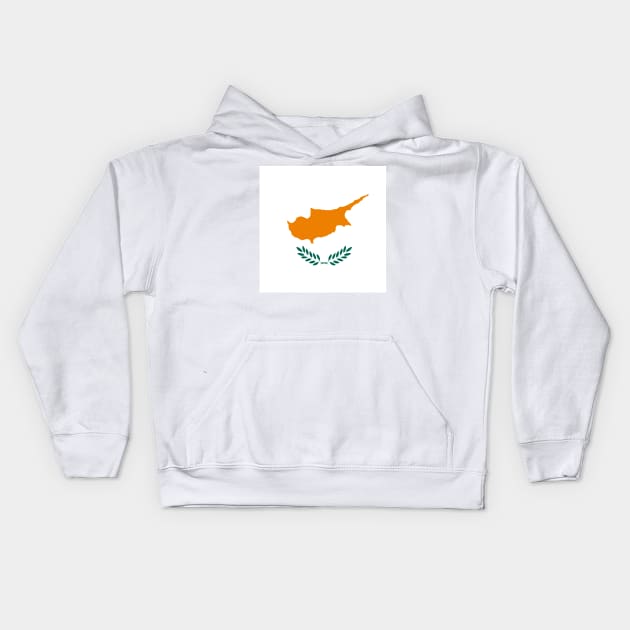 Cyprus Flag Kids Hoodie by flag for all